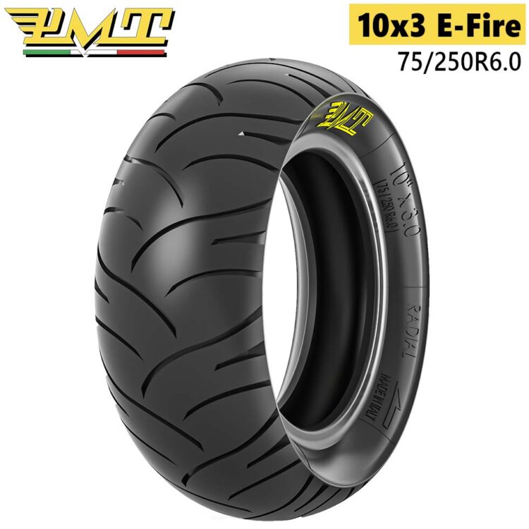 Tire 75/250R6.0 (10" x 3.0) E-Fire [Pmt] - Dualtron Victor (old), Luxury, Eagle, Spider and Togo