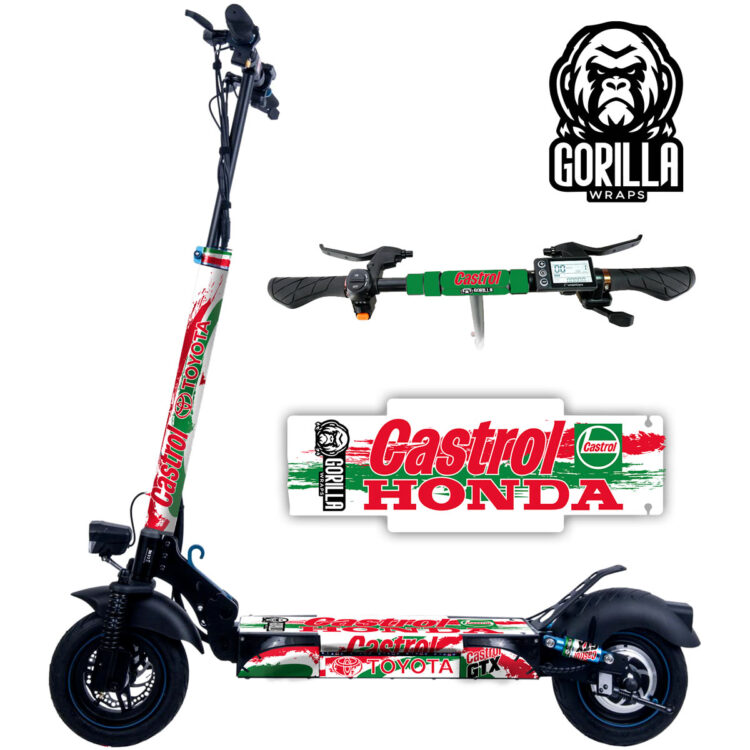 Vinyl + anti-skid base for Smartgyro Rockway, Speedway and Crossover - Castrol  [Gorilla]