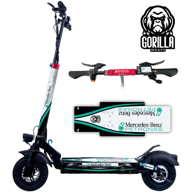 Vinyle + base antidérapante pour Smartgyro Rockway, Speedway et Crossover - Petronas  [Gorilla]