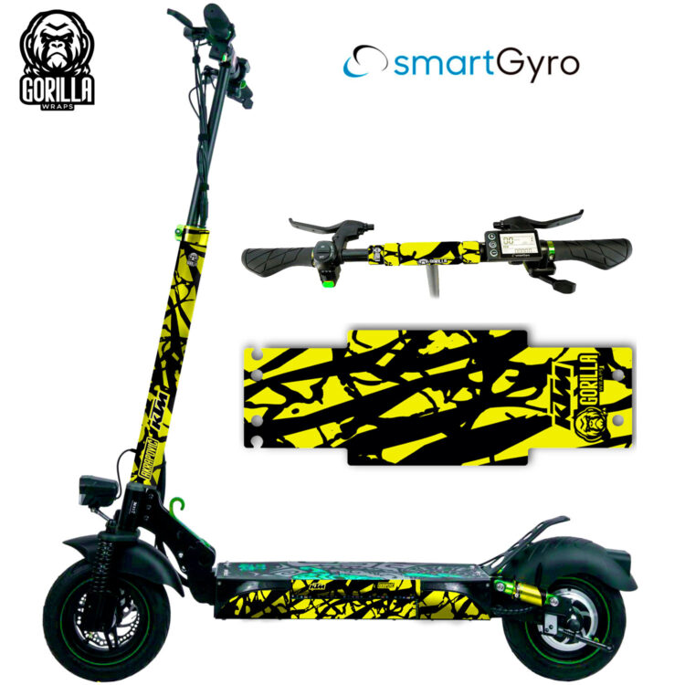 Vinilo + base antideslizante para Smartgyro Rockway, Speedway y Crossover - Fluor [Gorilla]