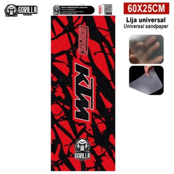 Base antideslizante universal KTM Red 60×25 cm